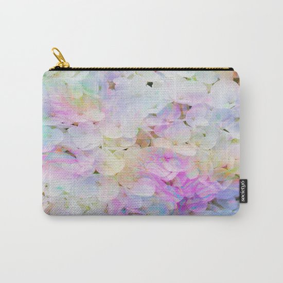 Marble Lights Hydrangea Carry-All Pouch