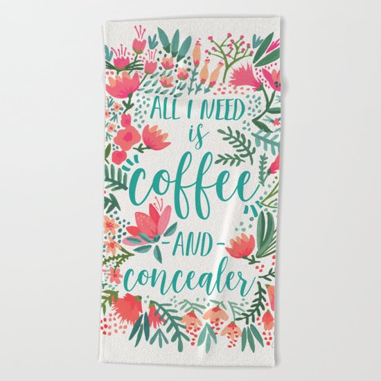 Coffee & Concealer – Juicy Palette Beach Towel