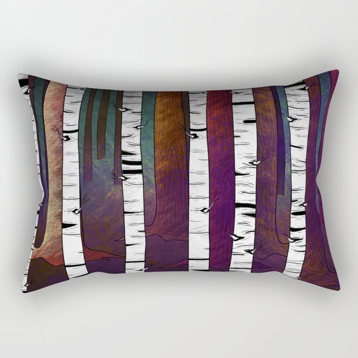 Forest - The Time of the Sun Rectangular Pillow