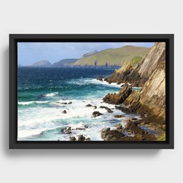 Cliffs Framed Canvas