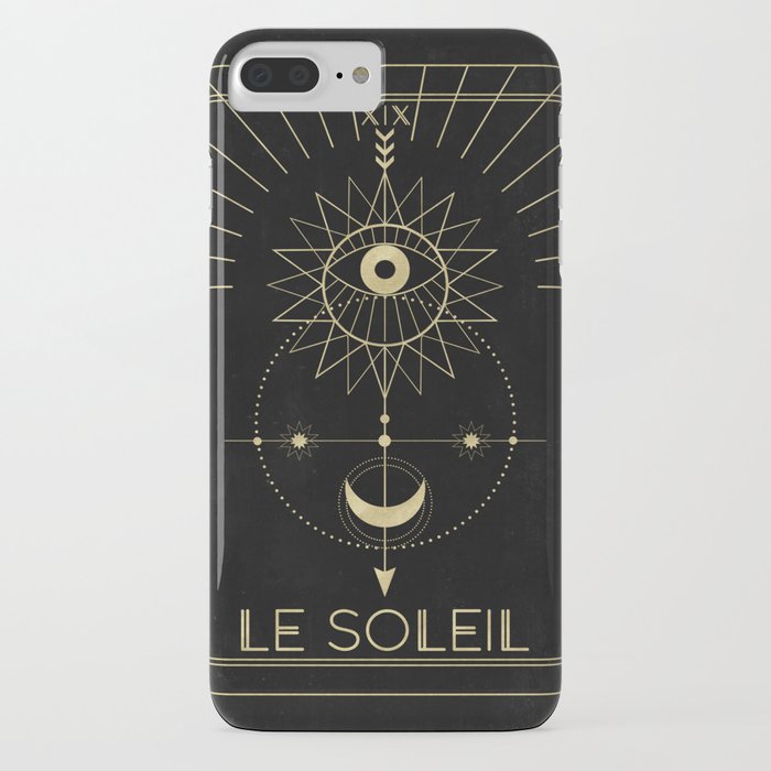 Le Soleil Or The Sun Tarot Iphone Case