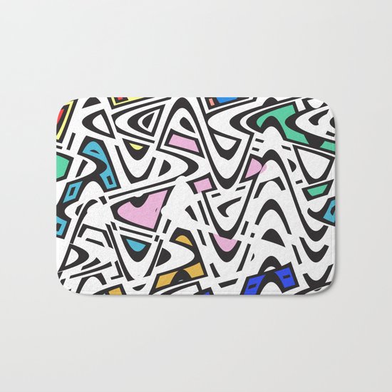 Trippy Pop Urban Bath Mat