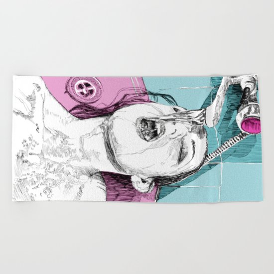 Show Time Beach Towel