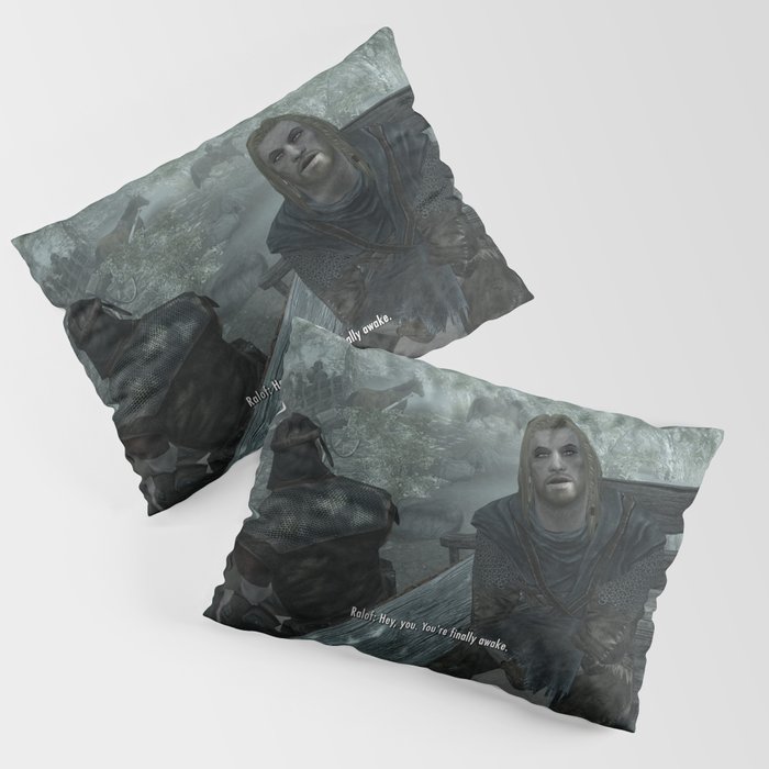 Skyrim Pillow Pillow Sham By Huhwhatheywhodat Society6 Skyrim Pillow Pillow Sham By Huhwhatheywhodat Society6