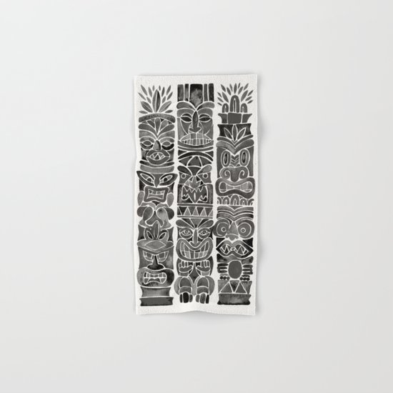 Tiki Totems – Black Hand & Bath Towel