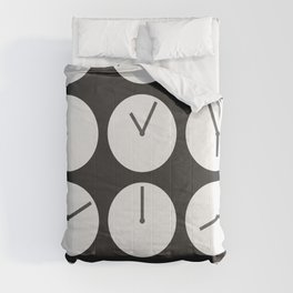 Minimal clock collection 8 Comforter