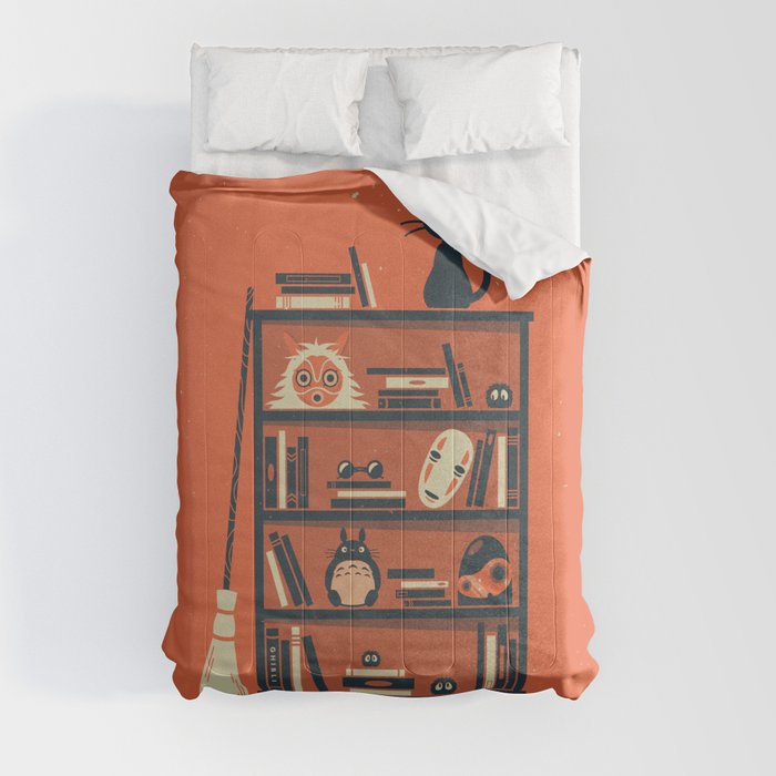 Ghibli Shelf // Miyazaki Comforter