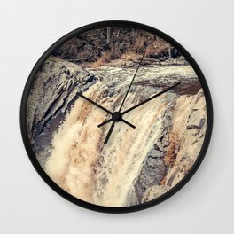 Waterfall in Minnesota Wall Clock