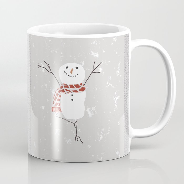 Snowman yoga - the tree Coffee Mug