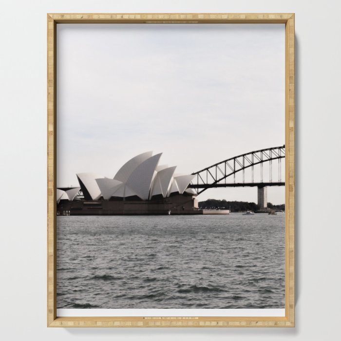 Sydney Opera House & Harbour Bridge Serving Tray