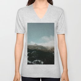 Mountain View V Neck T Shirt