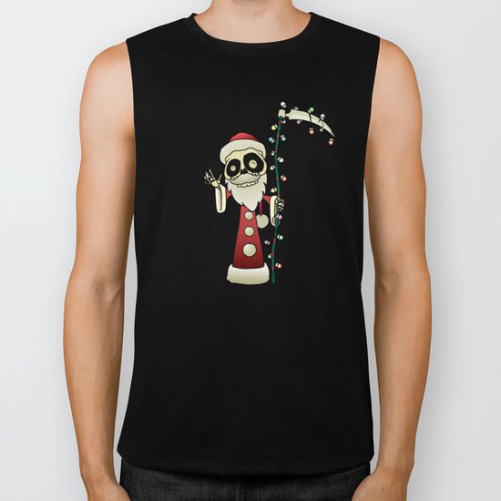 Santa Death Biker Tank