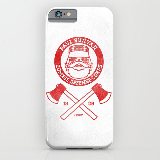 Paul Bunyan Zombie Defense Corps iPhone & iPod Case
