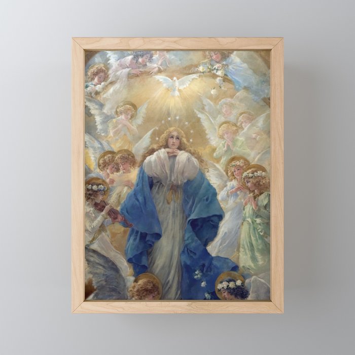 The Immaculate Conception - Ramón Pulido Framed Mini Art Print