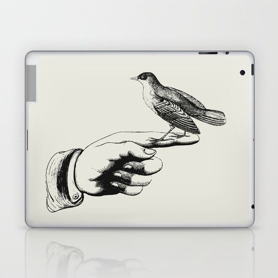 Bird in the Hand Laptop & iPad Skin