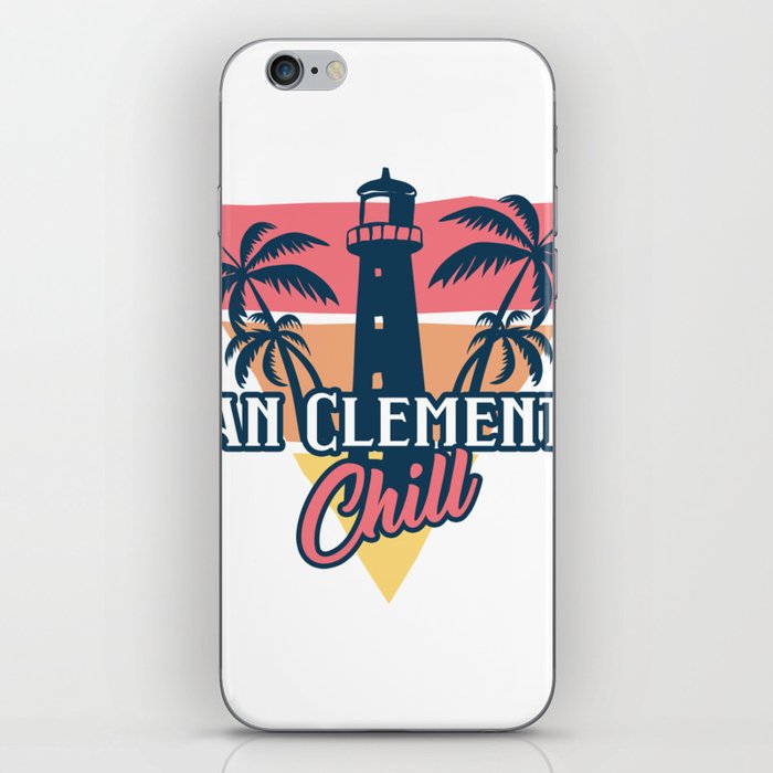 San Clemente chill iPhone Skin