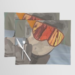 The Skier Placemat