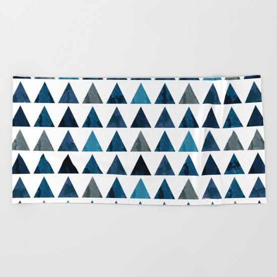 Lovely Geometric Pattern III Beach Towel