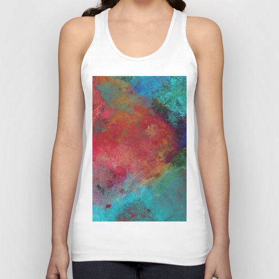 Love - Abstract, textured painting Unisex Tank Top