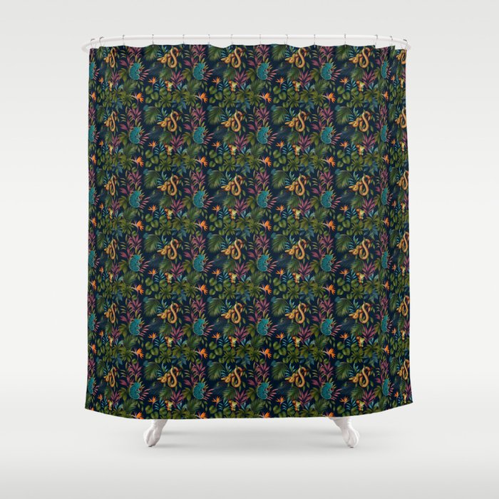 WILD AND TANGLED Shower Curtain