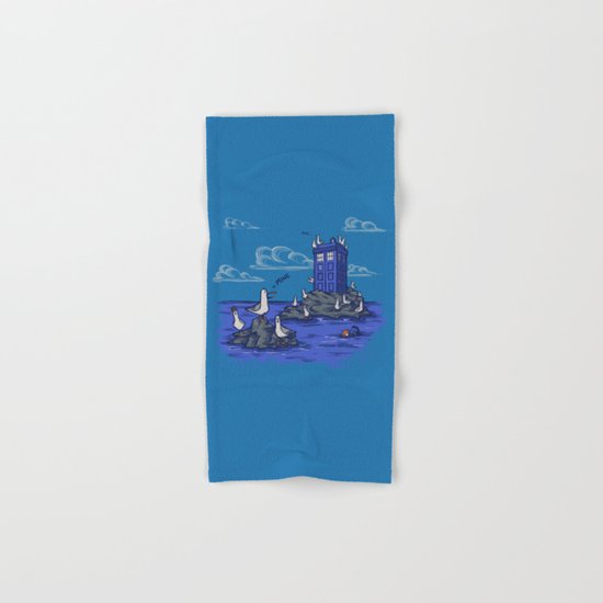 The Seagulls have the Phonebox Hand & Bath Towel