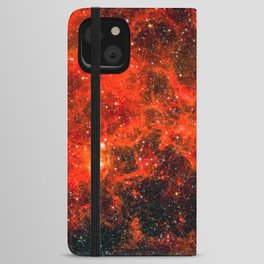 Starry Colorful Nebula iPhone Wallet Case