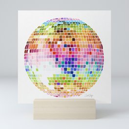 Disco Ball – Rainbow Mini Art Print