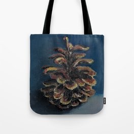 Pine Cone, Oil painting by Luna Smith Art, LuArt Gallery Tote Bag