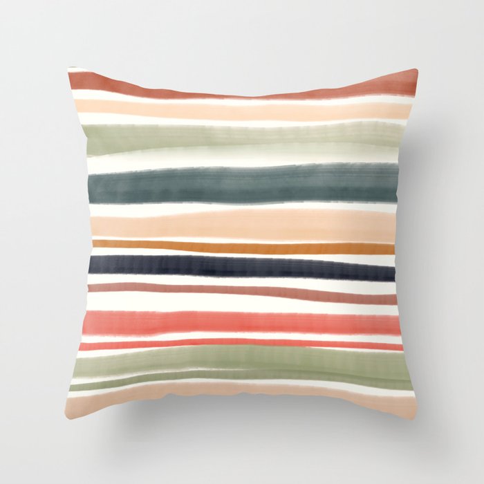 Abstract Line 42 Throw Pillow