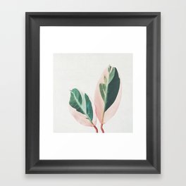 Pink Leaves I Framed Art Print