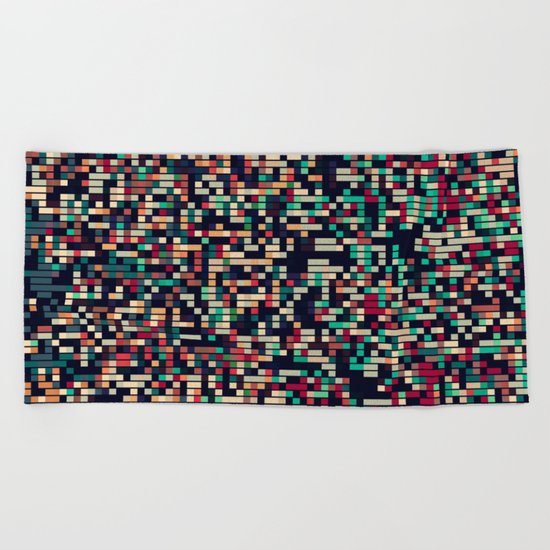 Pixelmania III Beach Towel