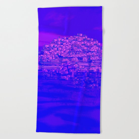 Dreaming Mediterranean Sunset Beach Towel