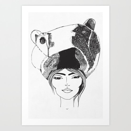 PolarGirl Art Print