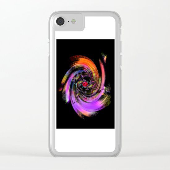 Flowers magic roses 7 Clear iPhone Case