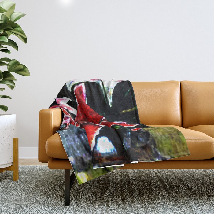 Tiger Lily jGibney The MUSEUM Society6 Gifts Throw Blanket