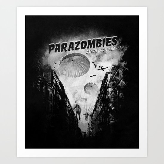 Parazombies Art Print
