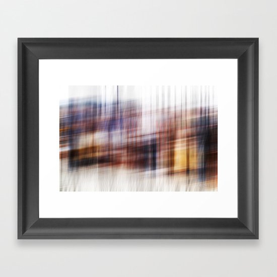 Urban Plaid Framed Art Print