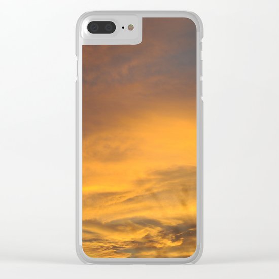 COME AWAY WITH ME - Autumn Sunset #2 #art #society6 Clear iPhone Case
