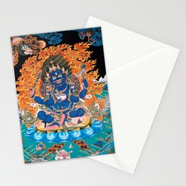 Four-Armed Mahakala Buddhist Thangka  Stationery Card