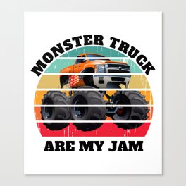 Monster Truck Canvas Print