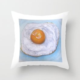 sunny side up Throw Pillow