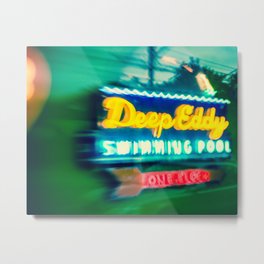 Deep Eddy Swim Neon Sign Metal Print