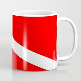 Diver Down Flag Coffee Mug