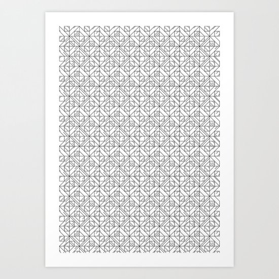 Shapeness Art Print