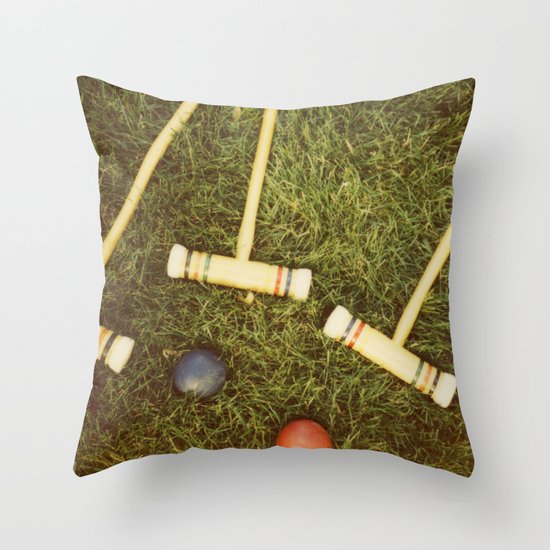 Croquet Throw Pillow