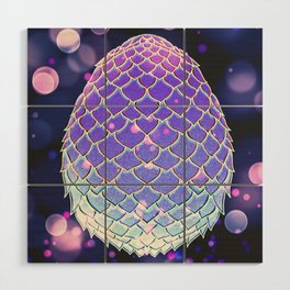 Mystical Dragon Egg Wood Wall Art