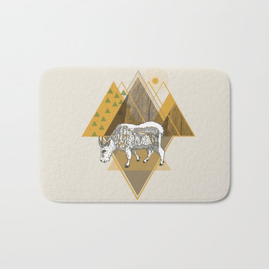 Mountain Goat Bath Mat