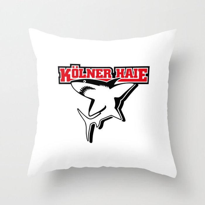 The Kolner Haie - Hockey shirt - IMMERWIGGER Throw Pillow
