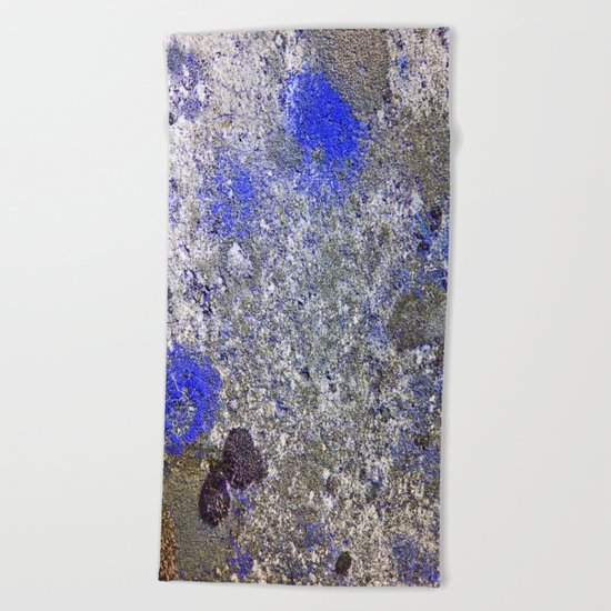 Blue Moss Beach Towel
