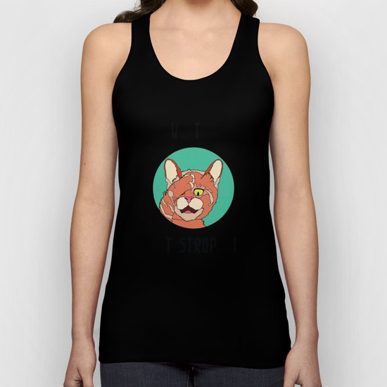 Catastrophe Cat Unisex Tank Top